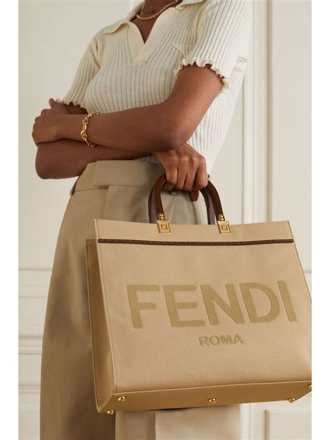 fendi summer bags 2021|Fendi tote bag canvas.